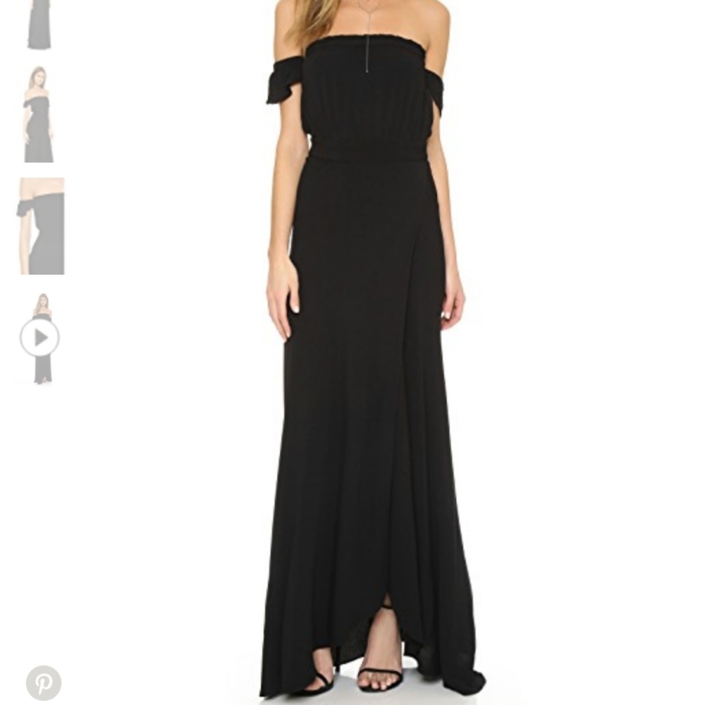 Flynn Skye Bella Maxi Dress in Black XS